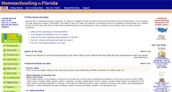 Desktop Screenshot of homeschoolinginflorida.com